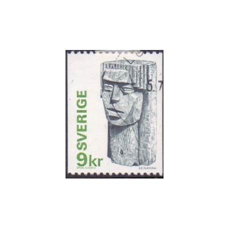 Sverige. 1976. Træskulptur 9 kr. AFA nr. 964 **   postfrisk stemplet FDC st,