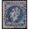 Norge. 1856-57. 4 Sk. Blå, AFA nr 4 stemplet  st. stemplet postfrisk