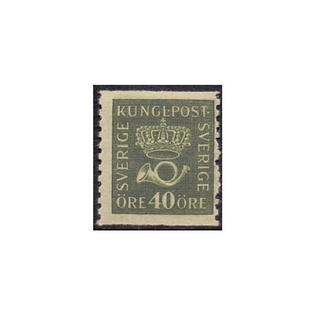 Sverige. 1920. Båndmærker, 40 Øre. Olivgrøn, Tp. II AFA nr. 132b **  postfrisk stemplet FDC st,