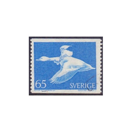 Sverige. 1976 Niels Holgersens rejse 65 Øre. ALM papir AFA nr. 734uf **  postfrisk stemplet FDC st,