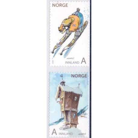 Norge. 2013. Julefrimærker. AFA nr 1831-32 **  stemplet postfrisk FDC