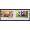 Norge. 2014. Vilde dyr i Norge. AFA nr 1833-34 ** stemplet postfrisk FDC