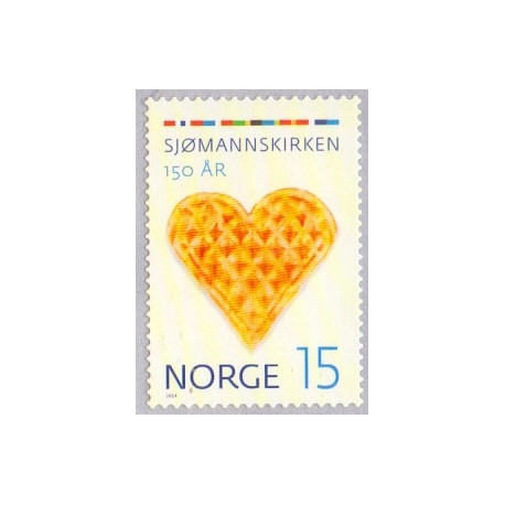 Norge. 2014. Sømandskirken. AFA nr 1835 **    stemplet postfrisk FDC