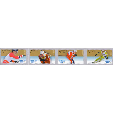 Norge. 2014. Vinter-OL. AFA nr 1836-39 **    stemplet postfrisk FDC