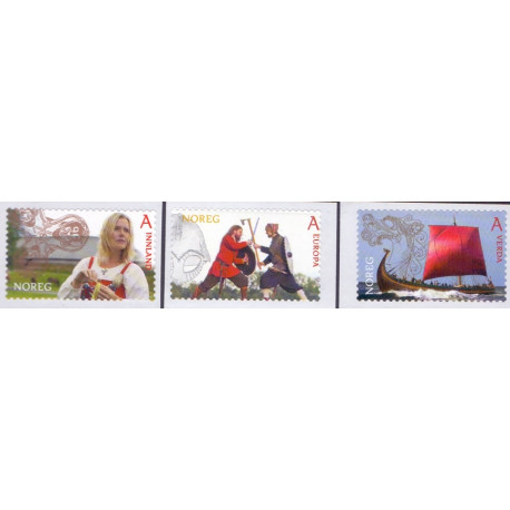 Norge. 2014. Turistfrimærker. AFA nr 1841-43 **   stemplet postfrisk FDC