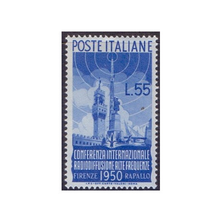 italy Italien. 1950. Radiokongres AFA nr. 717 * AFA 2400 (**)