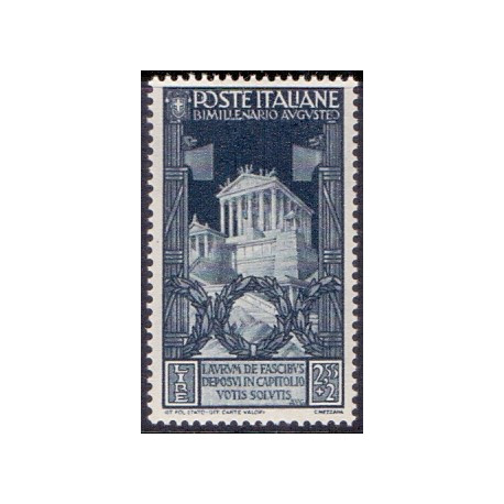 italy Italien. 1937. Kejser Augustus. AFA nr. 517 * (AFA 750 **)