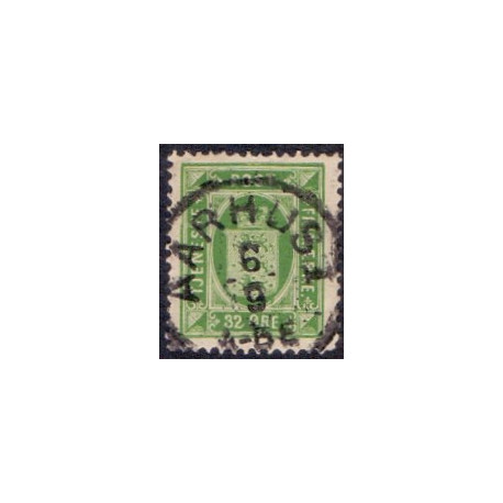 Danmark Tjenste 1875 AFA nr 7 **/MNH stemplet/used