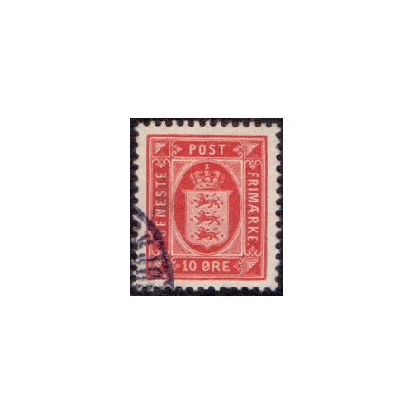 Danmark Tjenste 1902 AFA nr 10a */MNH stemplet/used