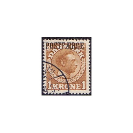 Danmark Postfærge 1919-20 AFA nr.  4 **/MNH stemplet/used