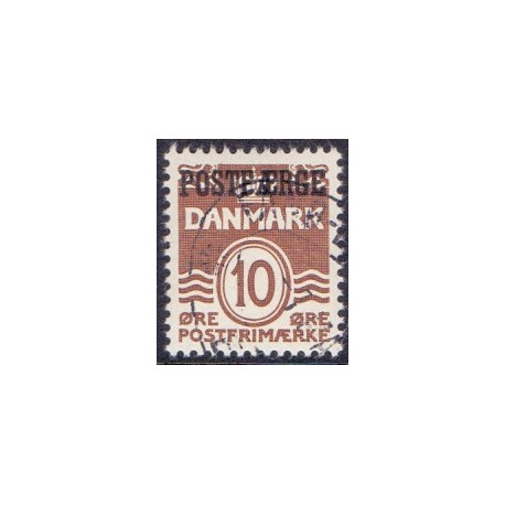 Danmark Postfærge 1936-39 AFA nr. 21 tp. II **/MNH     stemplet/used
