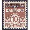 Danmark Postfærge 1936-39 AFA nr. 21 tp. II **/MNH     stemplet/used