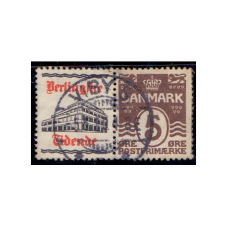Berlingske Tidende. AFA nr. 30 **          stemplet postfrisk brev