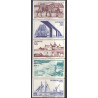 Sverige. 1972. Turistattraktioner, i Sydsverige i 5 stribe, AFA nr. 759-63 **    postfrisk stemplet FDC st,