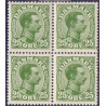 1925-26. Chr. X. 25 Øre, i 4-blok AFA 148 **