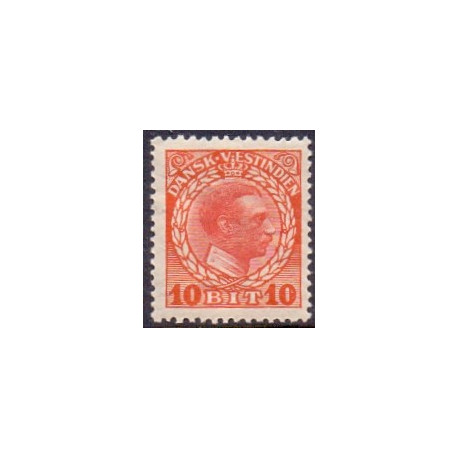 DWI. 1915-16 Kong Chr. X. 10 bit. AFA nr 45 **   /st.