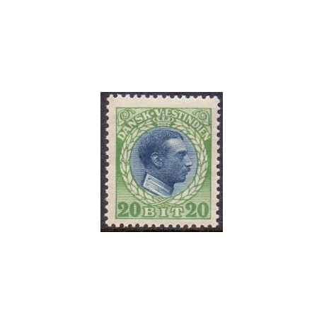 DWI. 1915-16 Kong Chr. X. 20 bit. AFA nr 47 **   /st.