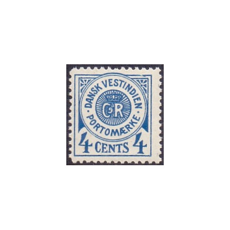 DWI. Portomærker 1902. 4 cent. AFA nr. 2 **    /st.
