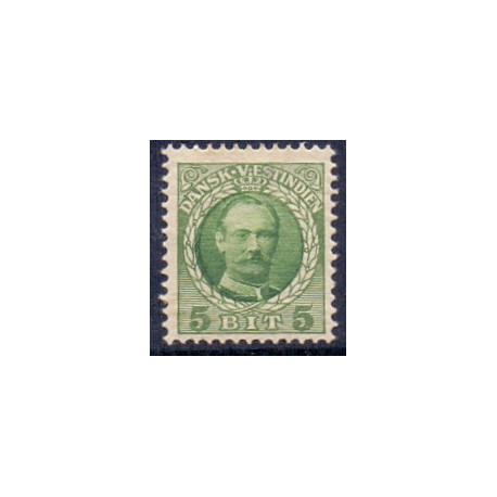 DWI. 1907-08. Kong Fred. VIII 5 bit. AFA nr 36 **  /st.