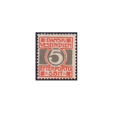 DWI. Portomærker 1905. 5 bit. AFA nr. 5 **   /st.