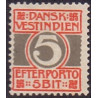 DWI. Portomærker 1905. 5 bit. AFA nr. 5 **   /st.