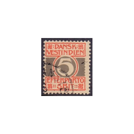 DWI. Portomærker 1905. 5 bit. AFA nr. 5 **   /st.
