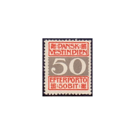 DWI. Portomærker 1905. 50 bit. KAMTAKKET: AFA nr. 8B **   /st.