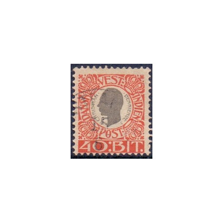 DWI. 1905. Kong Chr. IX. 40 bit. AFA nr 28 **   /st.
