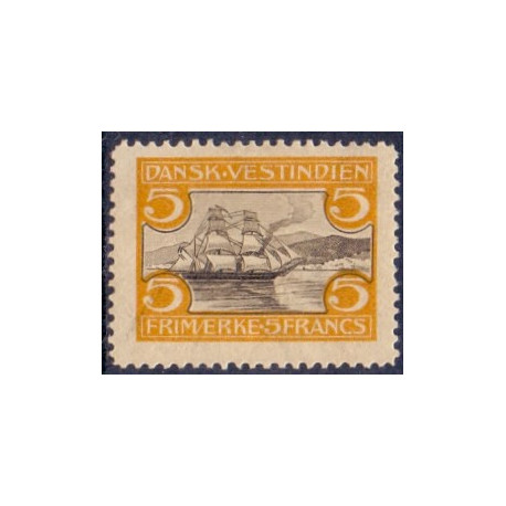 DWI. 1905. St. Thomas Havn 5 fr. AFA nr 32 **   /st.