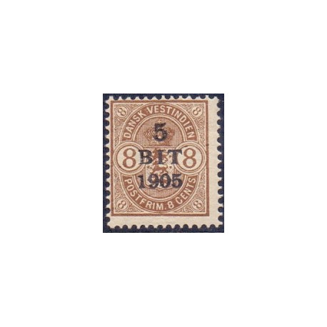 DWI. 1905. Provisorier 5 BIT/8 c. AFA nr 35 **  /st.