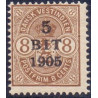 DWI. 1905. Provisorier 5 BIT/8 c. AFA nr 35 **  /st.