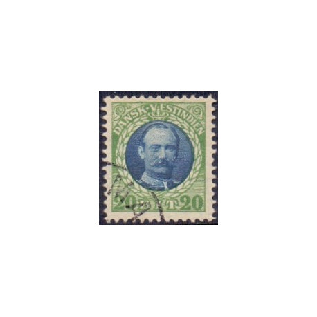 DWI. 1907-08. Kong Fred. VIII 20 bit. AFA nr 39 **  /st.