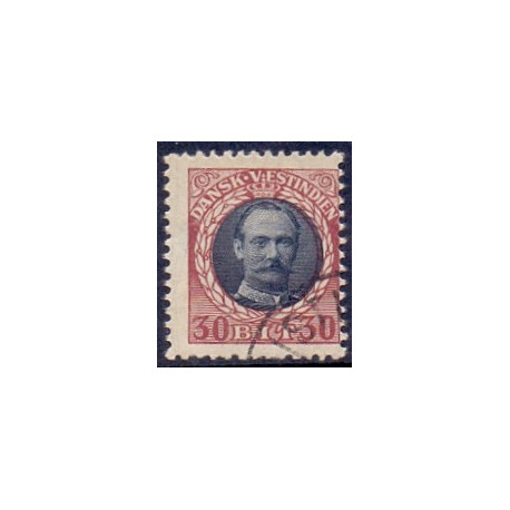 DWI. 1907-08. Kong Fred. VIII 30 bit. AFA nr 41**   /st.