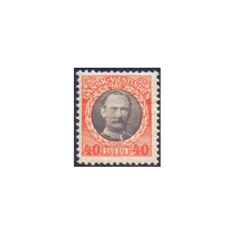 DWI. 1907-08. Kong Fred. VIII 40 bit. AFA nr 42 **   /st.