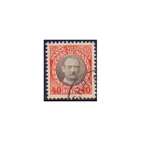 DWI. 1907-08. Kong Fred. VIII 40 bit. AFA nr 42 **   /st.