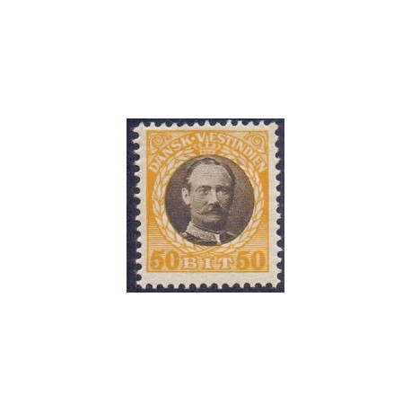 DWI. 1907-08. Kong Fred. VIII 50 bit. AFA nr 43 **   /st.
