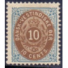 DWI. 1876-1901.  10 Cents, blå/lysbrun. AFA nr 11B **   /st.