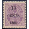 DWI. 1895. 10 CENT/50c Violet. AFA nr 15 **    /st.