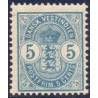 DWI. 1900. 5 cent blå. AFA nr 17 **   /st.