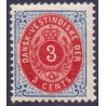 DWI. 1873-1902.  3 Cent, blå/rød AFA nr. 6 **
