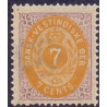 DWI. 1873-1902.  7 Cents, lilla/gul AFA nr 8 **  / st