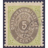 DWI. 1876-1901. 5 Cents, grøn/grå. OMV RM.AFA nr 10y **    /st.