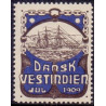 DWI. Julemærke 1909 **, st. brev/cover