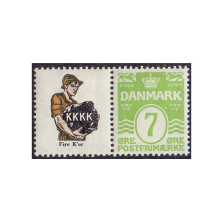 K. K. K. K. . AFA nr. 31 **          stemplet postfrisk brev