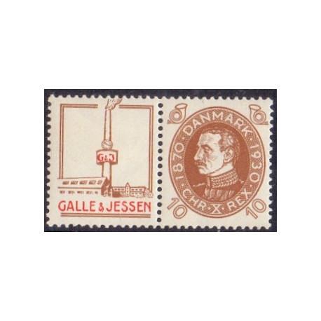 Galle & Jessen. AFA nr. 41 **        stemplet postfrisk brev