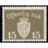 Norge. Tjenste. 1937-38. 10 Øre. AFA nr. 24 **     / st.
