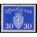 Norge. Tjenste. 1937-38. 30 Øre. AFA nr. 28 **   / st.