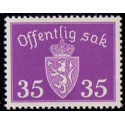 Norge. Tjenste. 1937-38. 35 Øre. AFA nr. 29 **   / st.