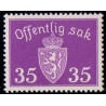 Norge. Tjenste. 1937-38. 35 Øre. AFA nr. 29 **   / st.
