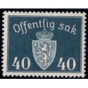 Norge. Tjenste. 1937-38. 40 Øre. AFA nr. 30 **   / st.
